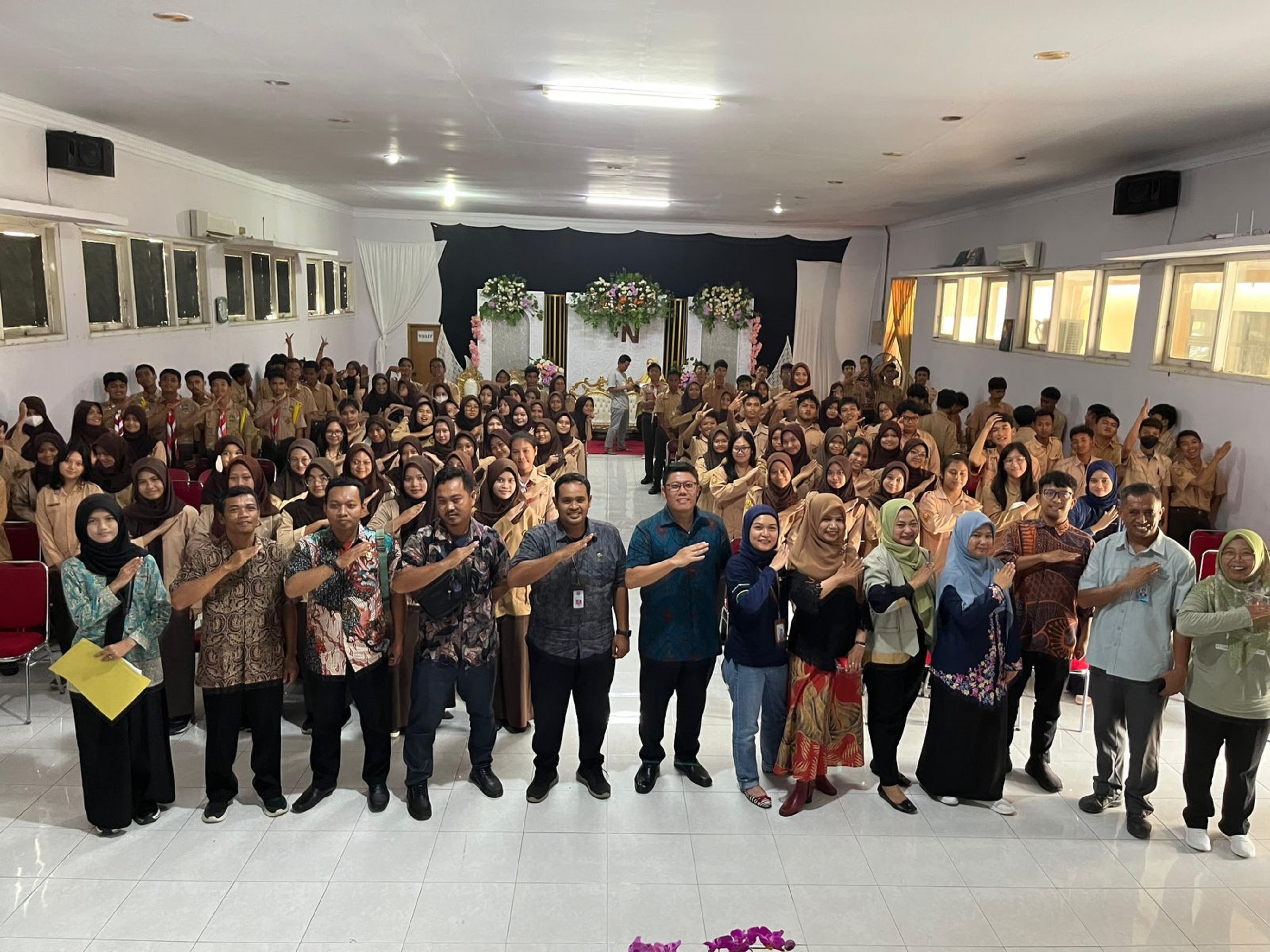 Peringatan Hari Peduli Sampah Nasional tahun 2024 di SMAN 1 Cikarang Utara